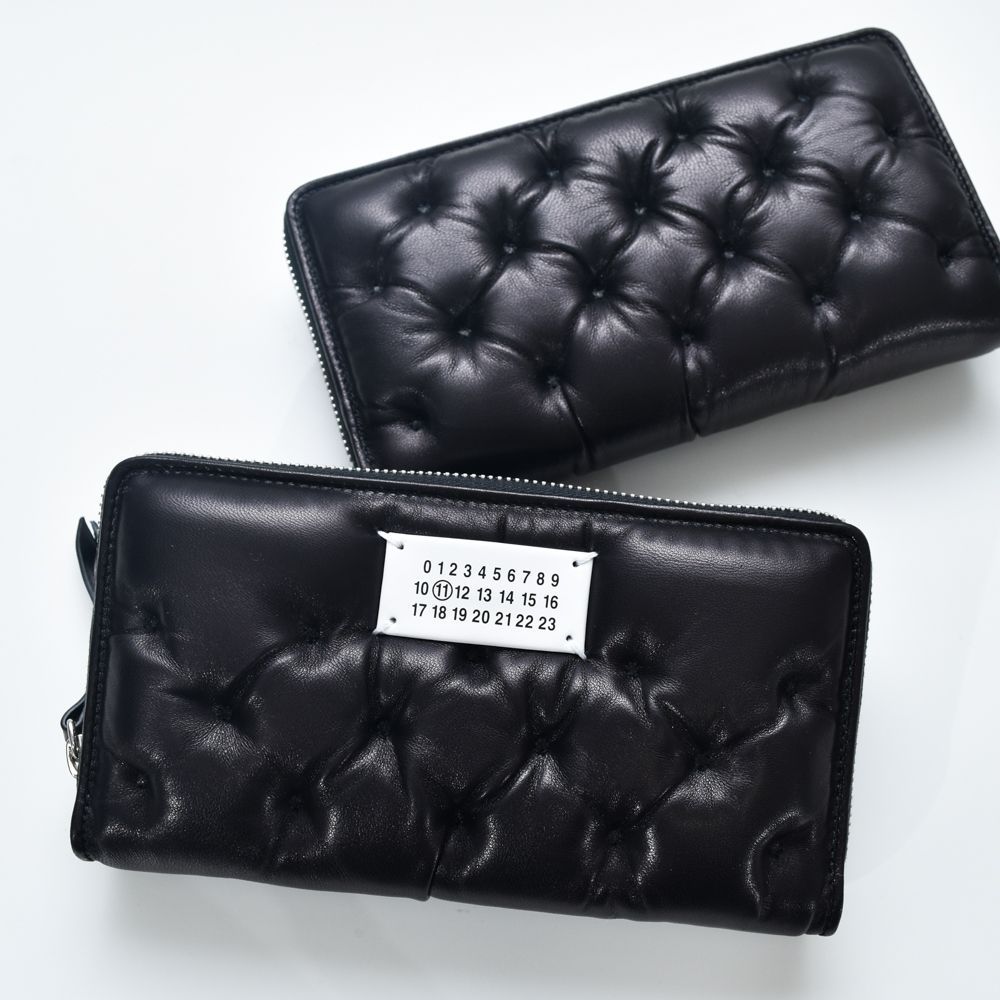 メゾンマルジェラ 長財布 「グラム スラム」エンブロイダリー