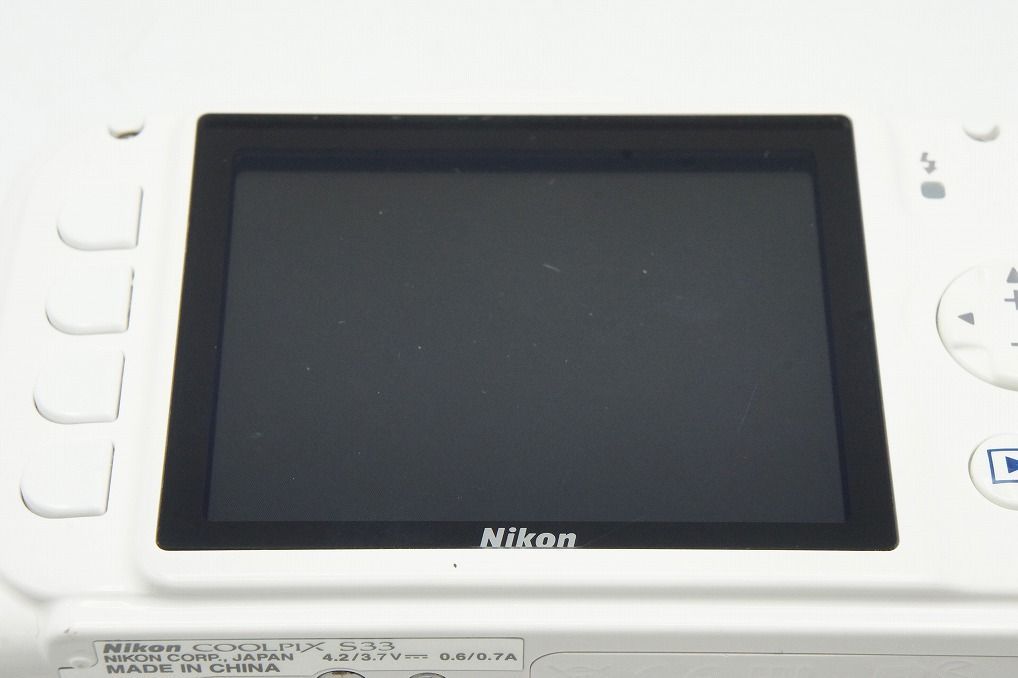 良品 Nikon ニコン COOLPIX S33 コンパクトデジタルカメラ ホワイト