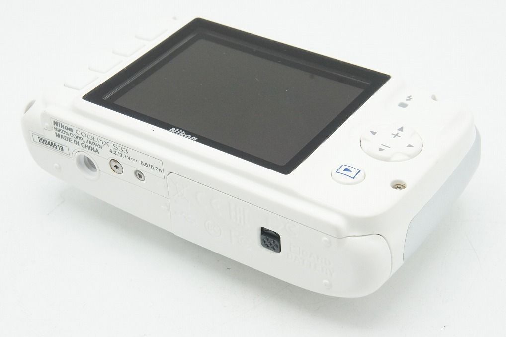 NIKON ニコン COOLPIX S33 ホワイト 箱付き #D2 良品 Nikon ニコン COOLPIX S33 コンパクトデジタルカメラ ホワイト