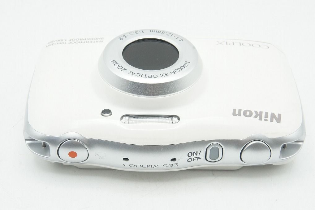 良品 Nikon ニコン COOLPIX S33 コンパクトデジタルカメラ ホワイト