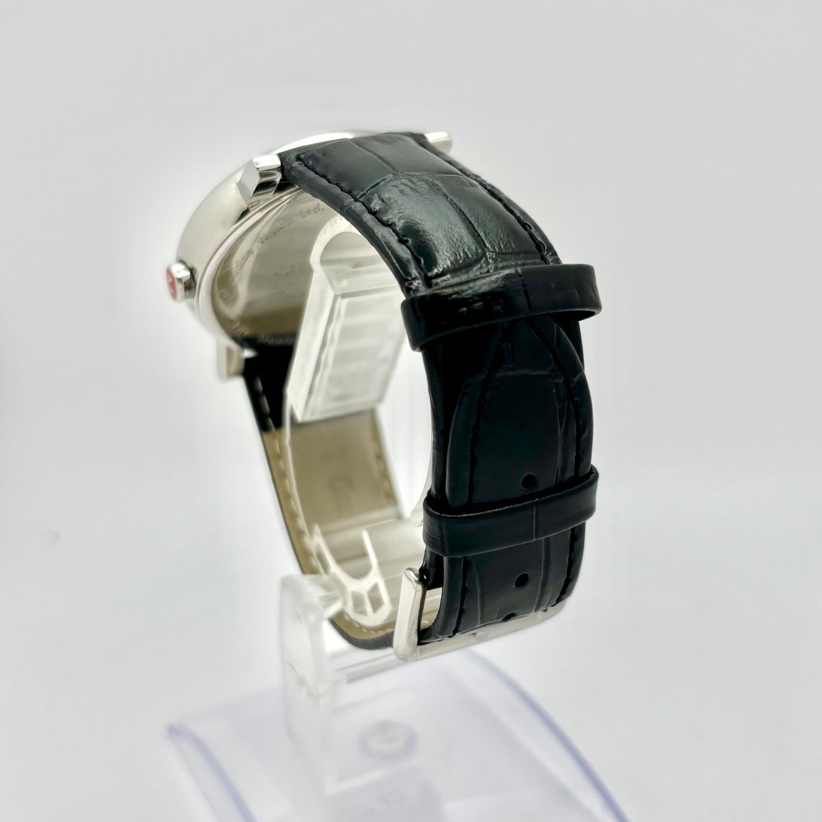 箱付/新品電池】MONDAINE モンディーン メンズ 腕時計 デイト シルバー