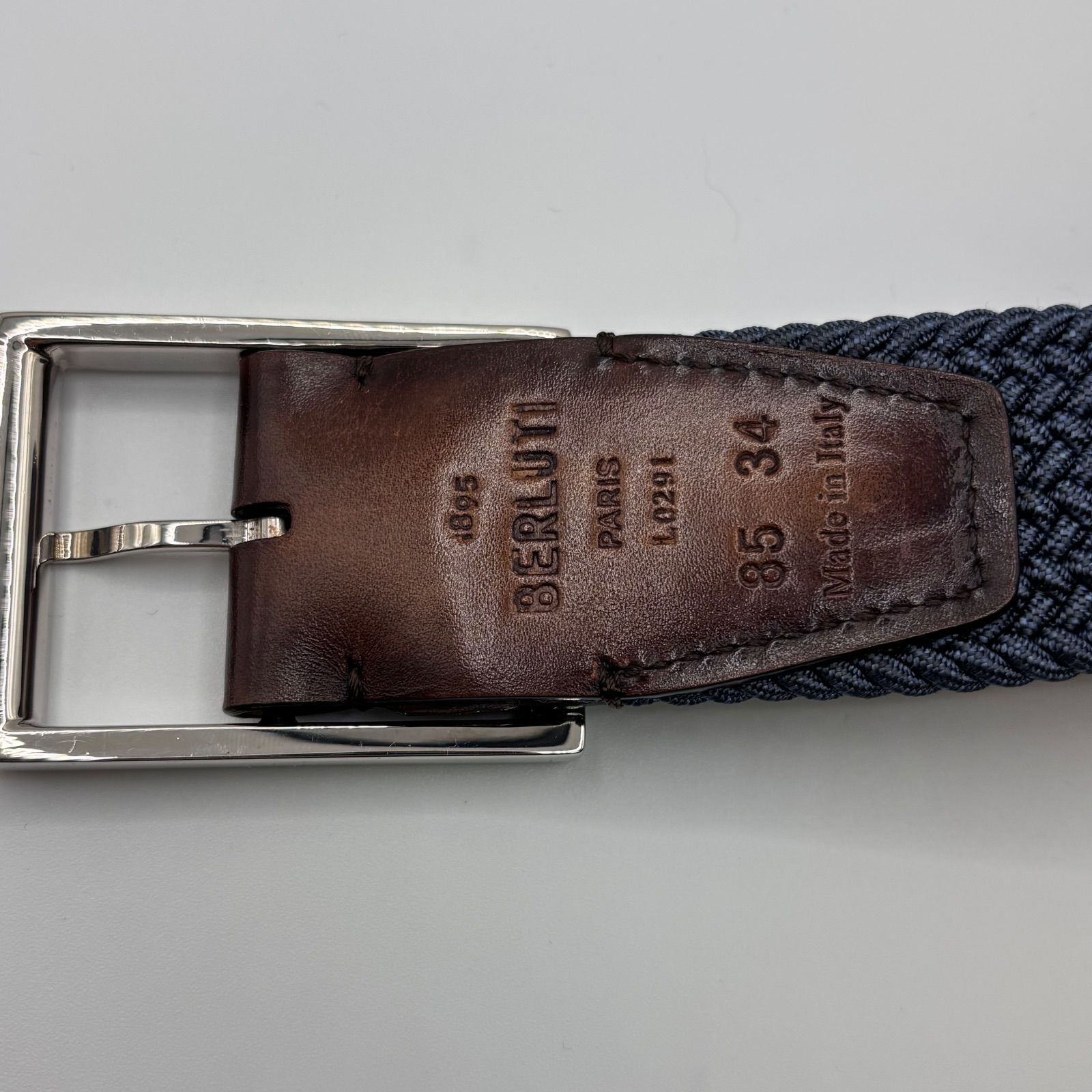 【新品未使用品】BERLUTI クラシックブレイドファブリック　ベルト BERLUTI ベルルッティ クラシックブレイドファブリックベルト - メルカリ
