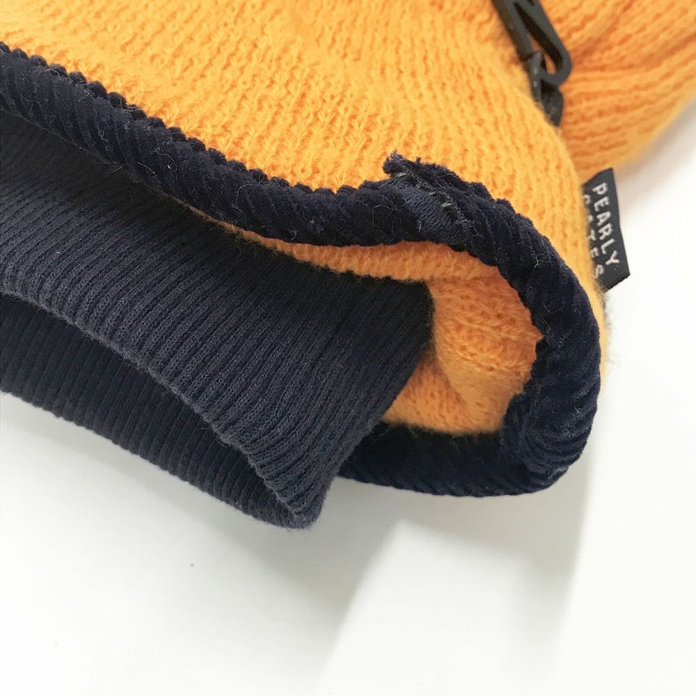 PEARLY GATES パーリーゲイツ ロゴワッペン付き ニット ミトン