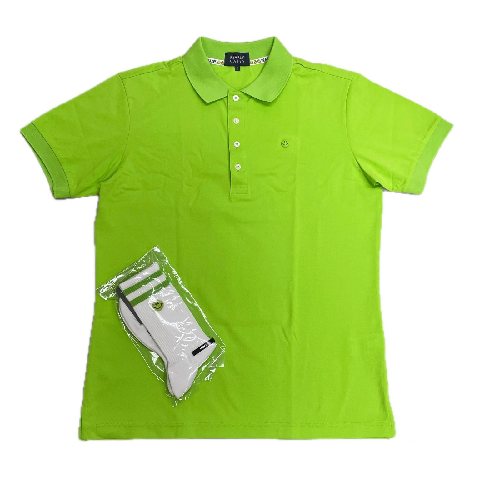 未使用品 メンズ パーリーゲイツ PEARLY GATES 半袖ポロシャツ 5(L) 黄