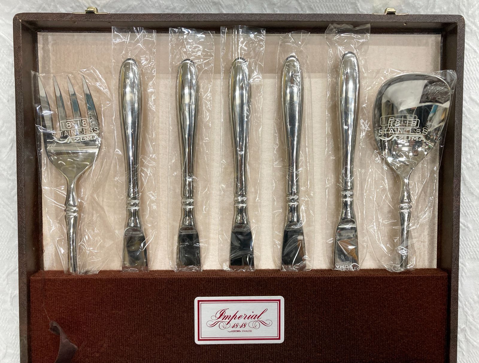 〇未使用 アズマ インペリアル 18-18 ステンレス カトラリーセット 25