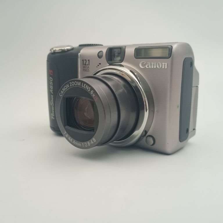 Canon PowerShot A650 IS Silver コンパクトデジタルカメラ - メルカリ