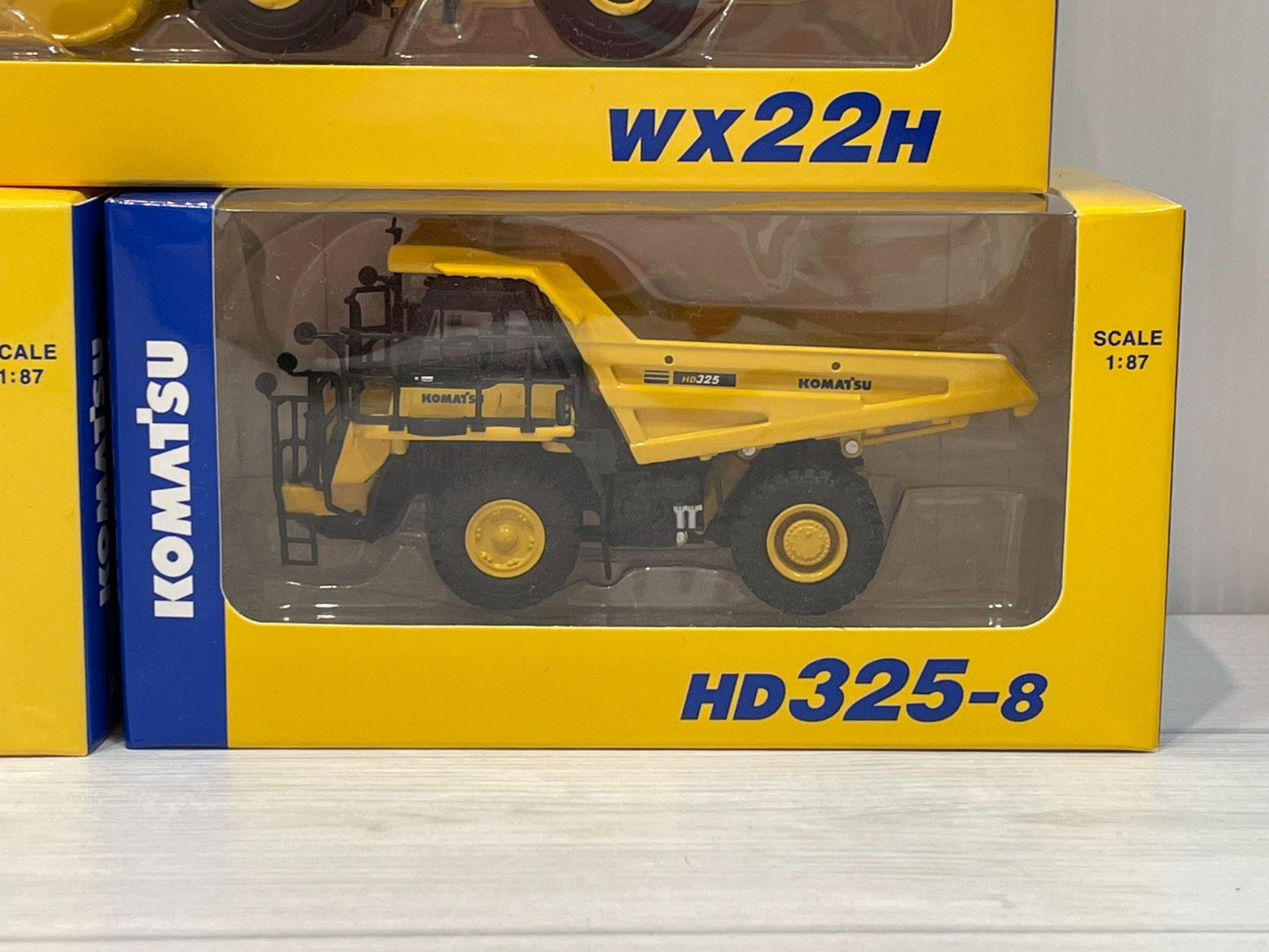 コマツ 株主優待ミニカー セット 1/87 スケール コマツ ミニカー