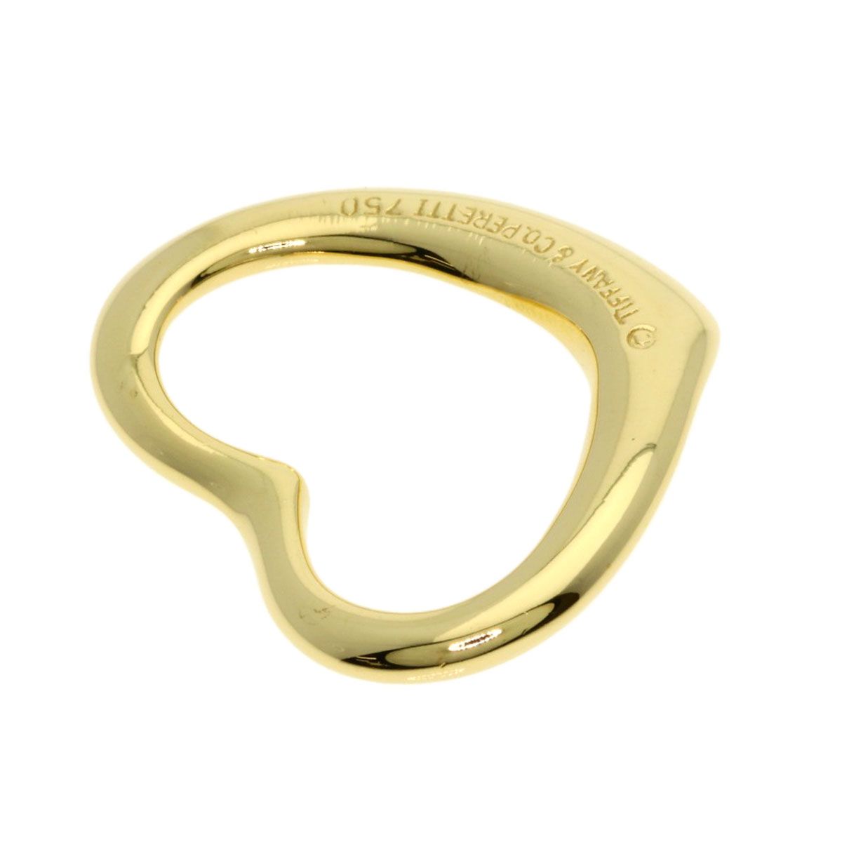 TIFFANY&Co. ティファニー オープンハート ペンダントトップ K18YG