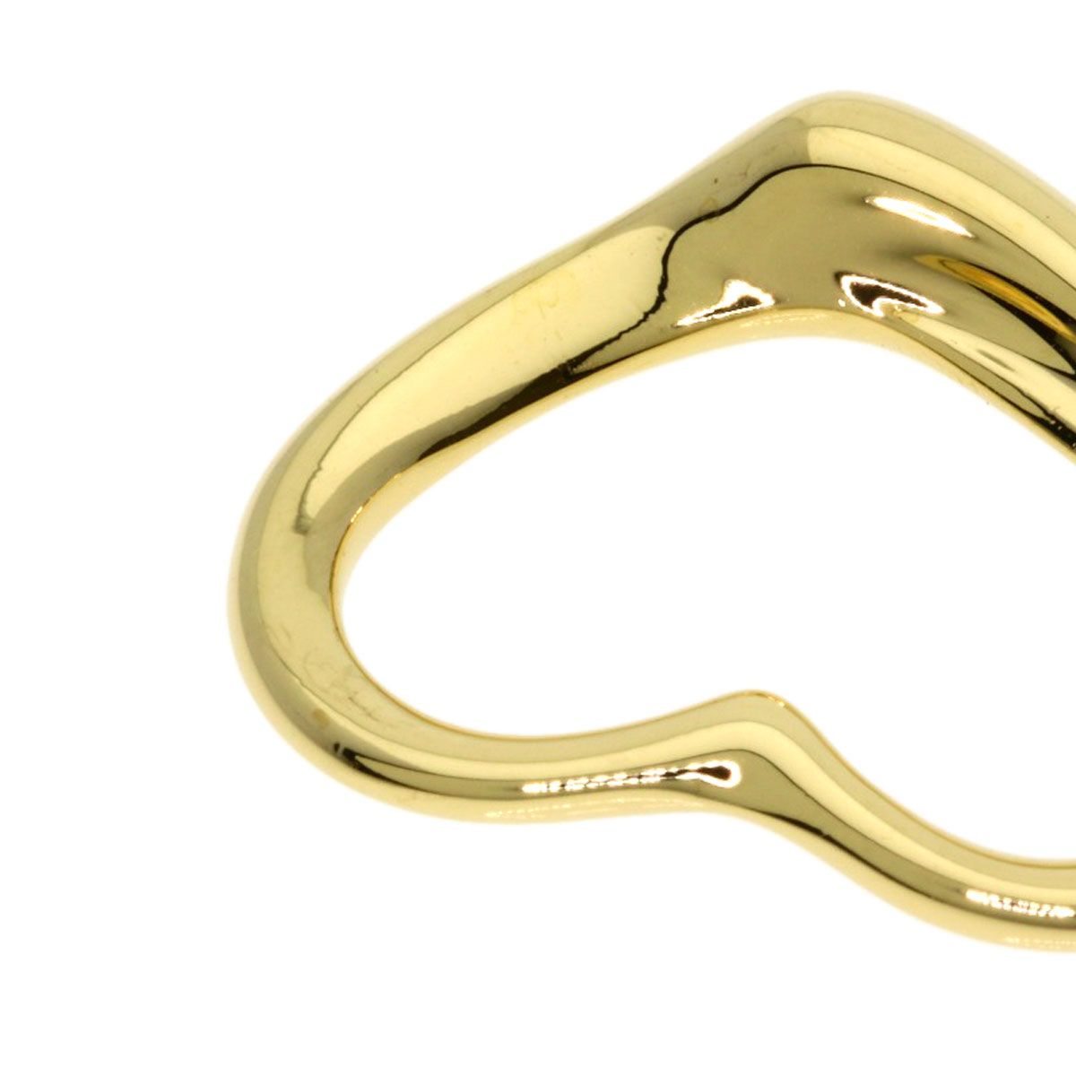 【美品】TIFFANY &Co.オープンハートペンダントトップK18YG 4g 美品】TIFFANY &Co.オープンハートペンダントトップK18YG 4g