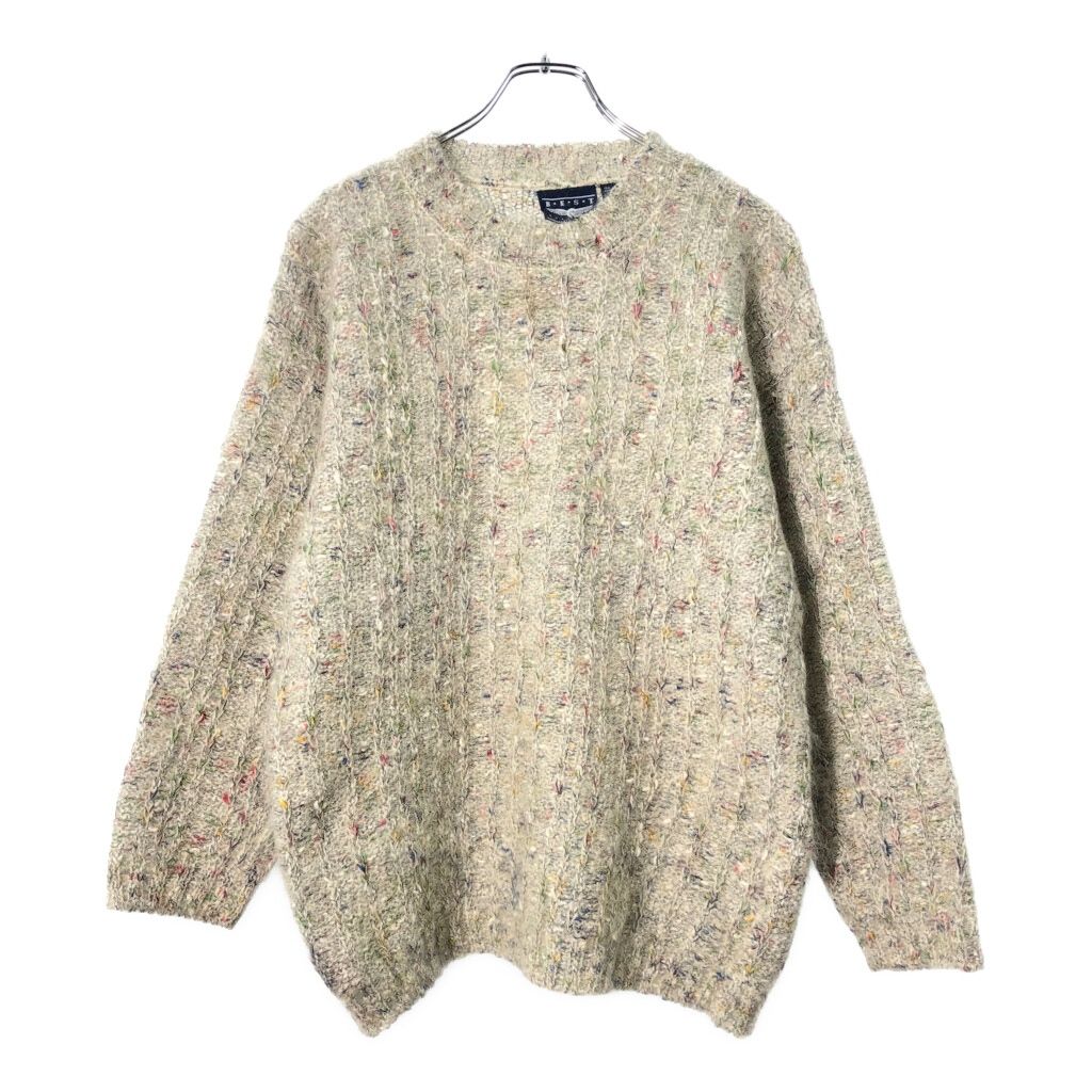 メンズ BEST AMERICAN CLOTHING モヘア混 メランジセーター マルチ