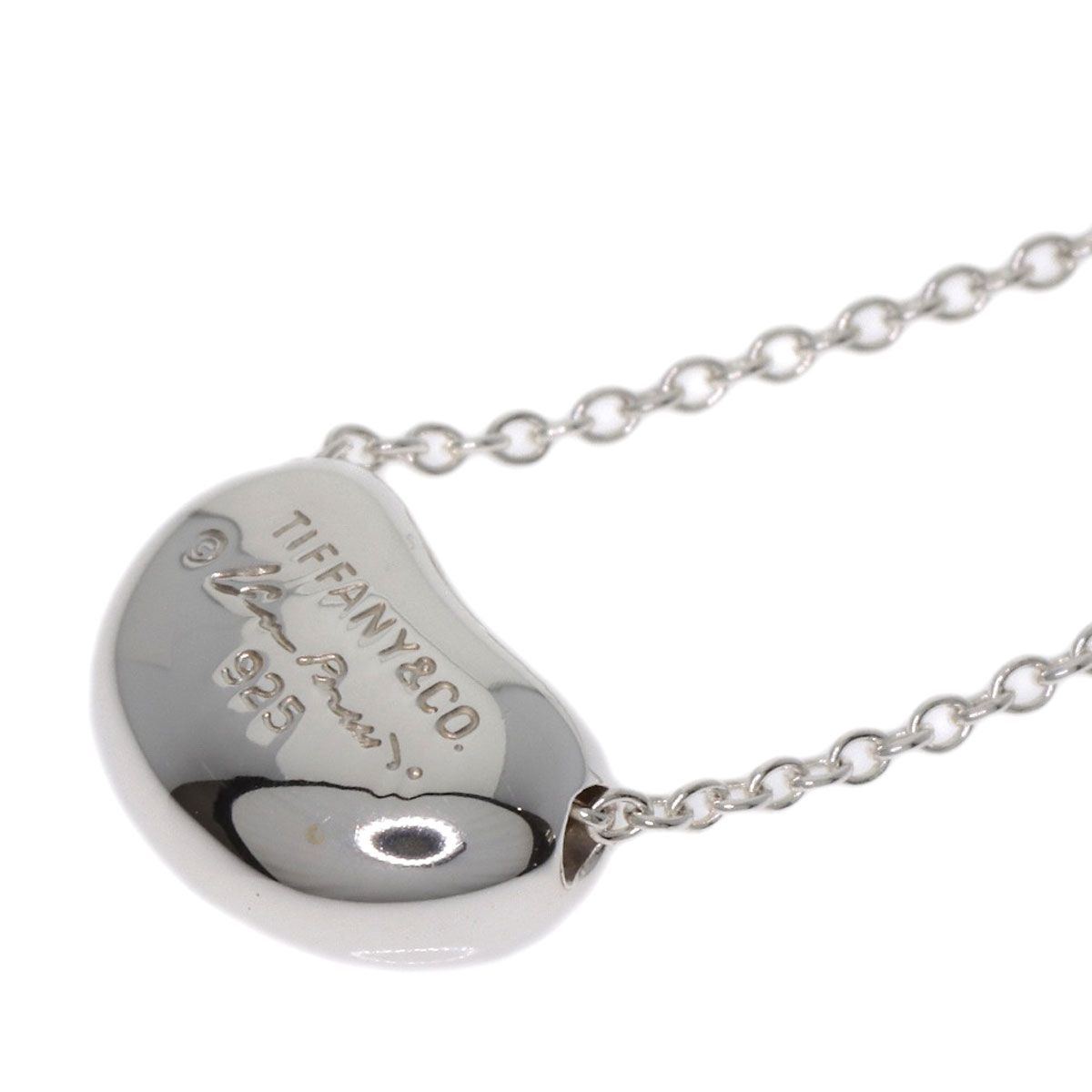 TIFFANY&Co. 節約 ティファニー ビーン ネックレス SV レディース