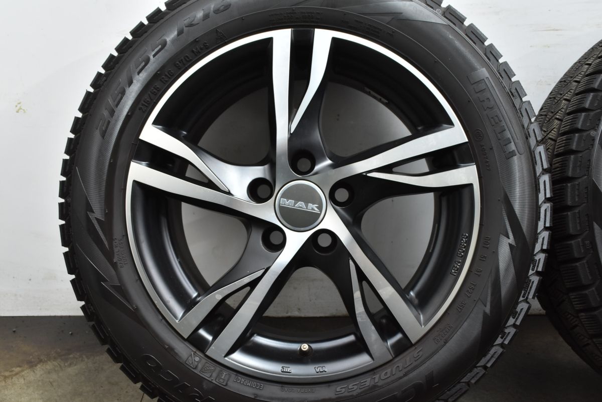 希少サイズ】ボルボ V60 純正 サイズ MAK ストックホルム 16in 7J+50