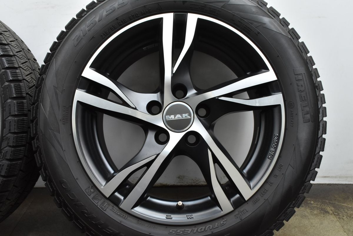 希少サイズ】ボルボ V60 純正 サイズ MAK ストックホルム 16in 7J+50