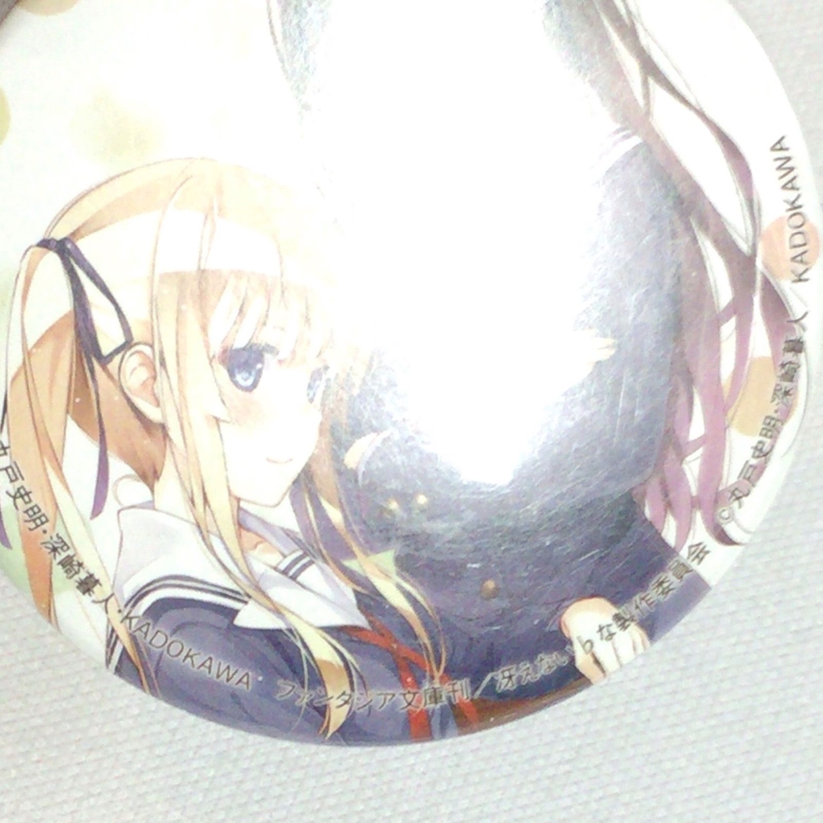 冴えない彼女の育てかた 深崎暮人展 霧ヶ丘詩羽 英梨々 缶バッジ