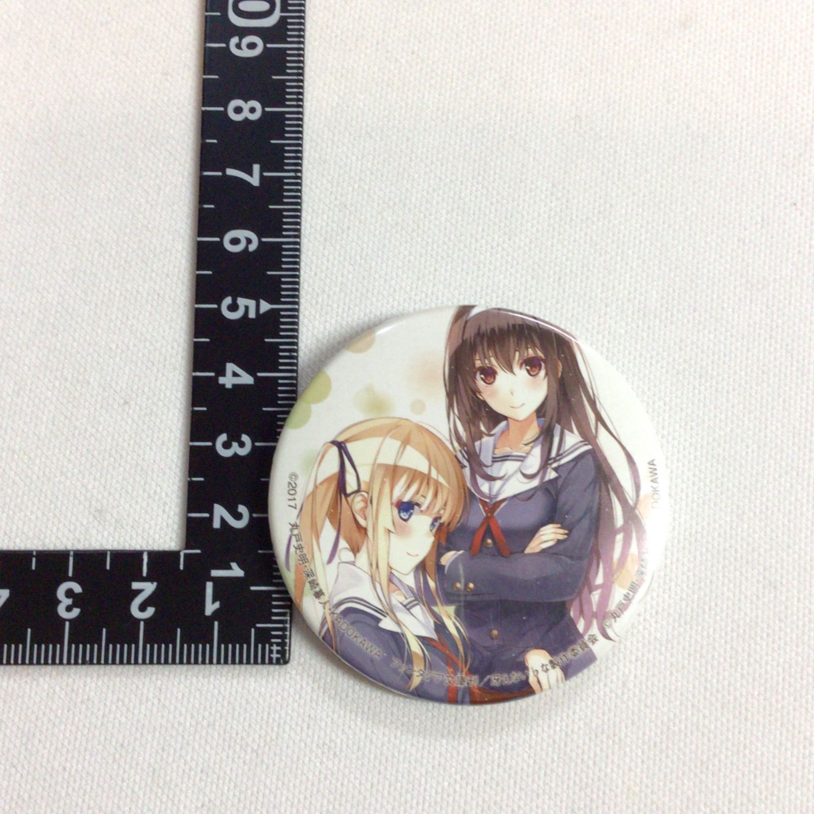 冴えない彼女の育てかた 深崎暮人展 霧ヶ丘詩羽 英梨々 缶バッジ