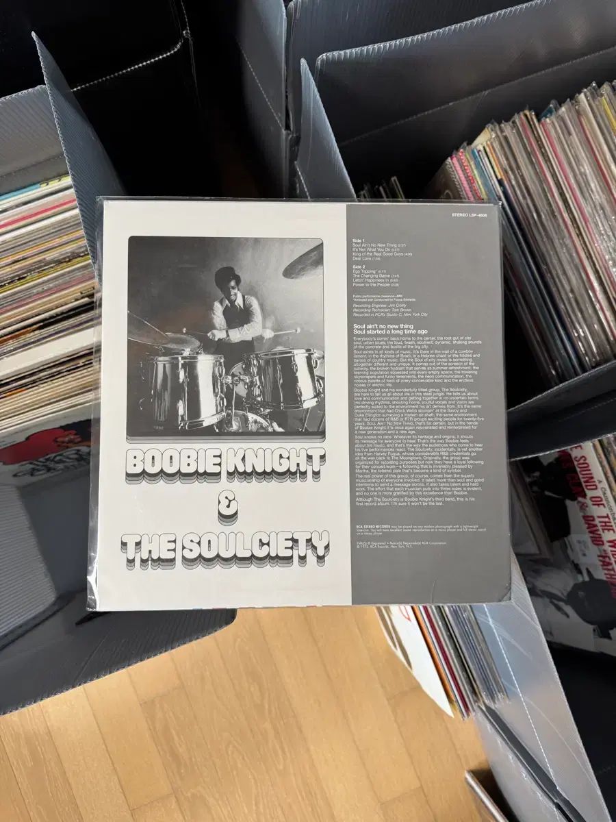 【人気盤】Boobie knight ＆ The soulciety USオリジ SOUL パンク レアクラス Boobie Knight The Soulciety LP 【公式通販】