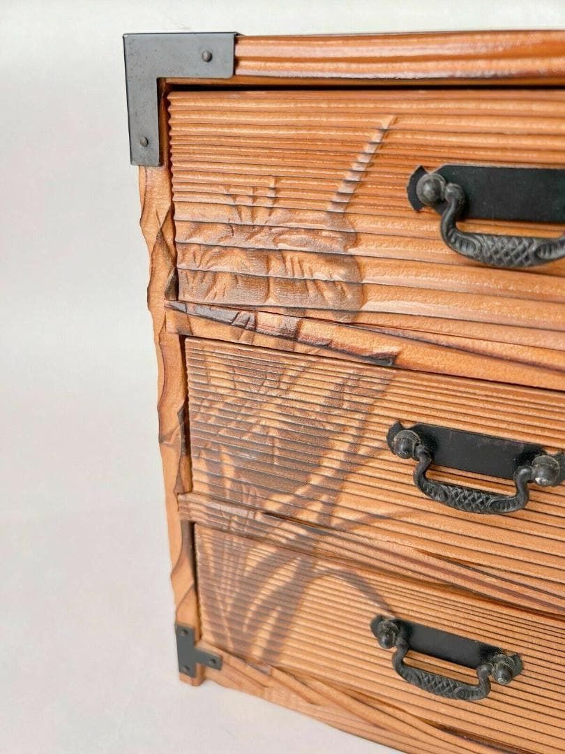 小箪笥 桐小箪笥 小物入れ ミニ桐 桐箱 タンス 工芸品 - メルカリ