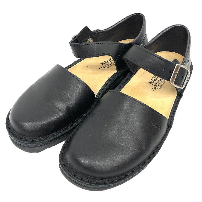 公式 NAOT ナオト ストラップシューズ OLGA オルガ 37サイズ ブラック