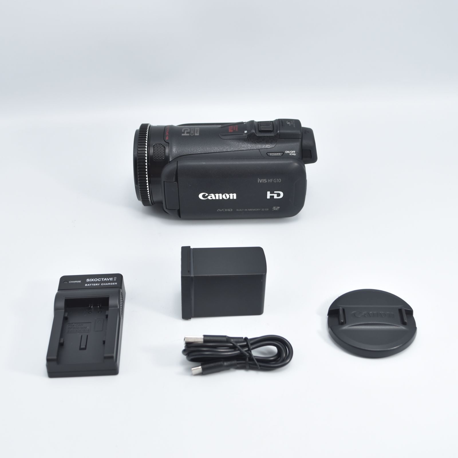 B#10555 T Canon デジタルビデオカメラ iVIS HF G10 IVISHFG10 光学10