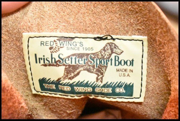 【美品】RED WING 8875 復刻犬タグ 10E 28cm オロラセット 10E 未使用 犬タグ復刻 23年】レッドウィング 8875 アイリッシュ
