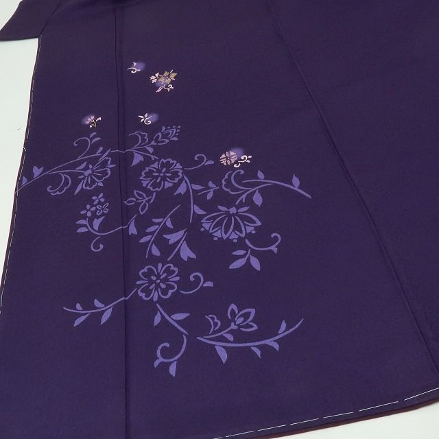 六花-RIKKA- 新品 正絹 刺繍 トール・ワイドサイズ 仕付け糸付❀唐花