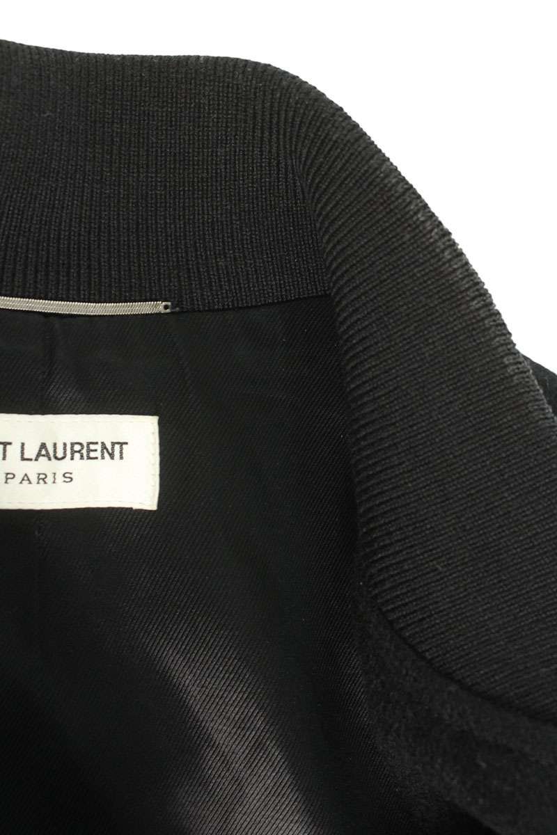 サンローランパリ テディ/354718 Y197Q レザートリムスタジャン