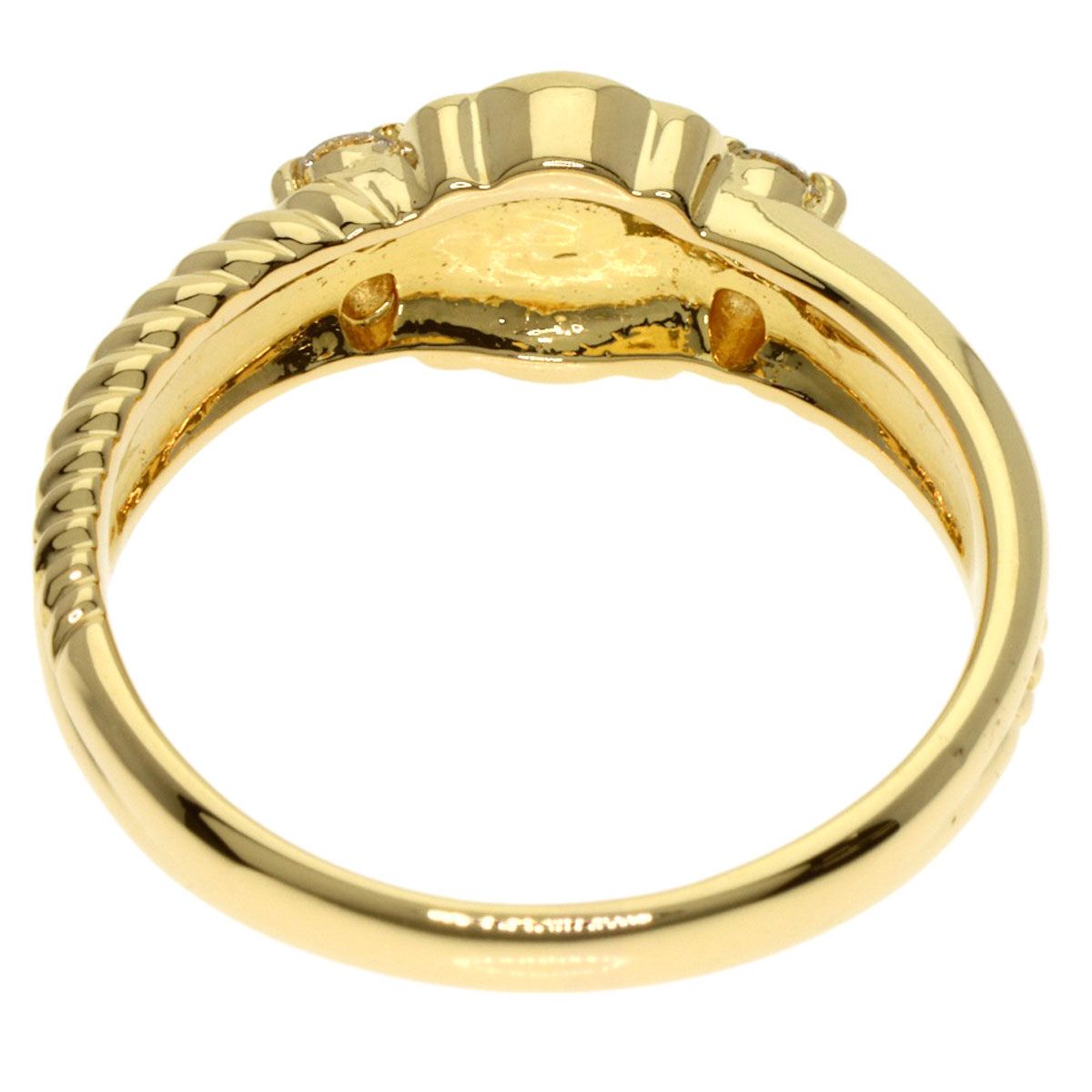 CELINE セリーヌ マカダム ダイヤモンド リング・指輪 K18YG