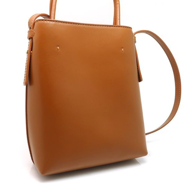 クロエ　バッグ　中古　美品　オレンジがかった茶色 Chloe センス マイクロトート 2WAYバッグ CHC23UP873I10247 レザー