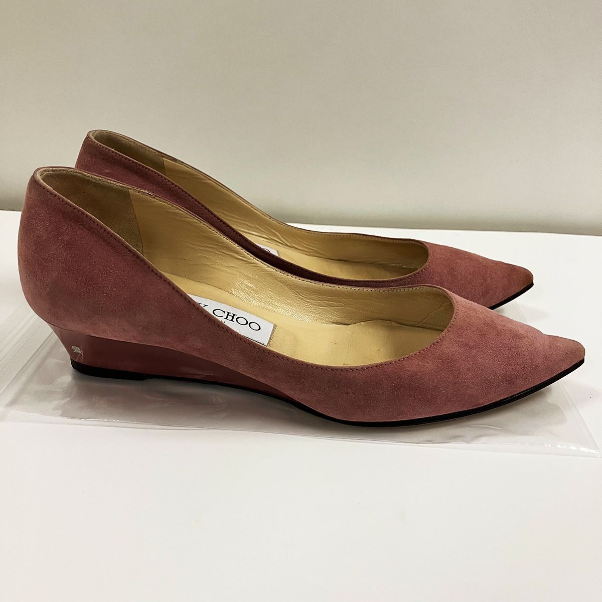 JimmyChoo 】ジミーチュウ 38 パンプス バーガンディ スウェード