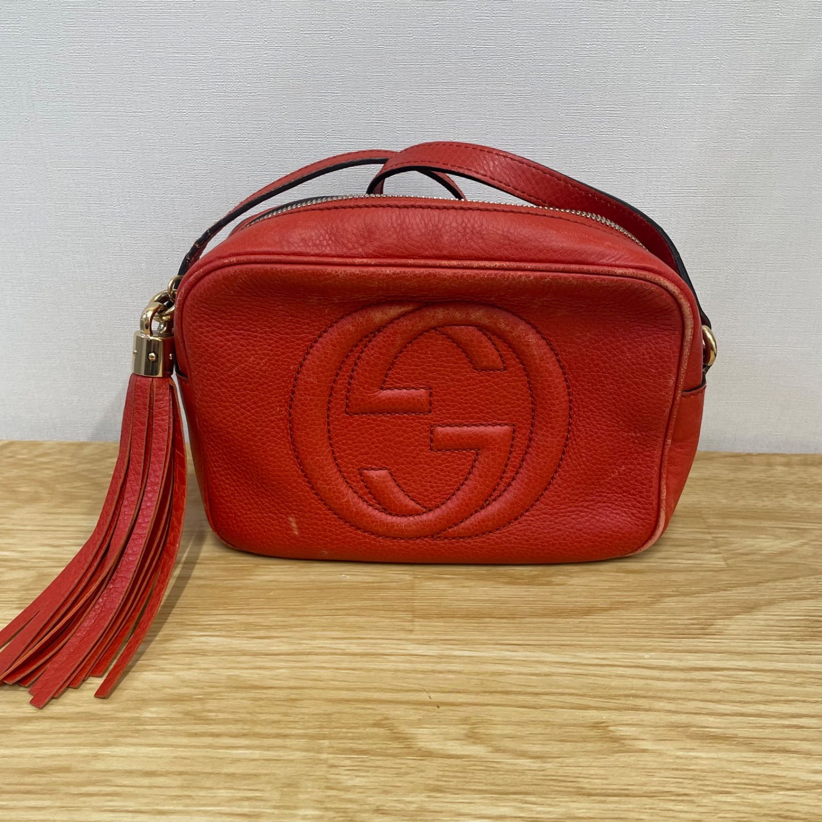 □グッチ GUCCI 308364-498879 ソーホー ディスコバッグ ショルダー 