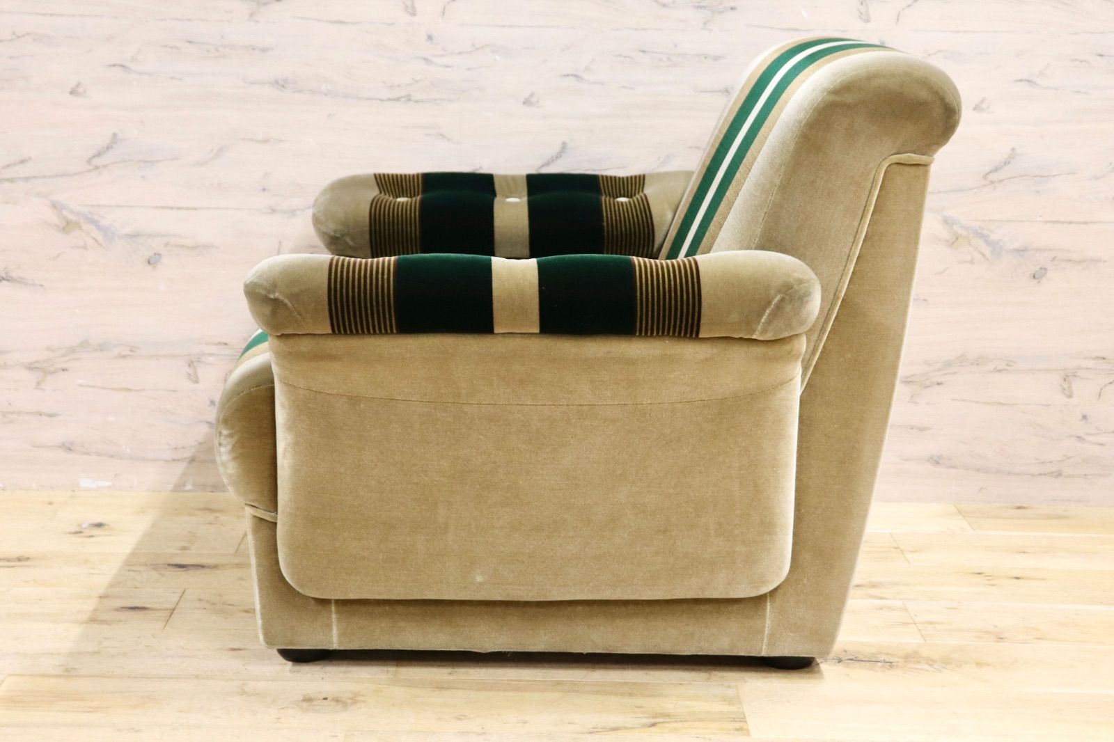 GMIH353B○オールドカリモク karimoku シングルソファ 1人掛けソファ