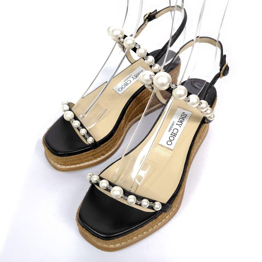☆ほぼ未使用☆Jimmy Choo ジミーチュウ サンダル 35 ウエッジ