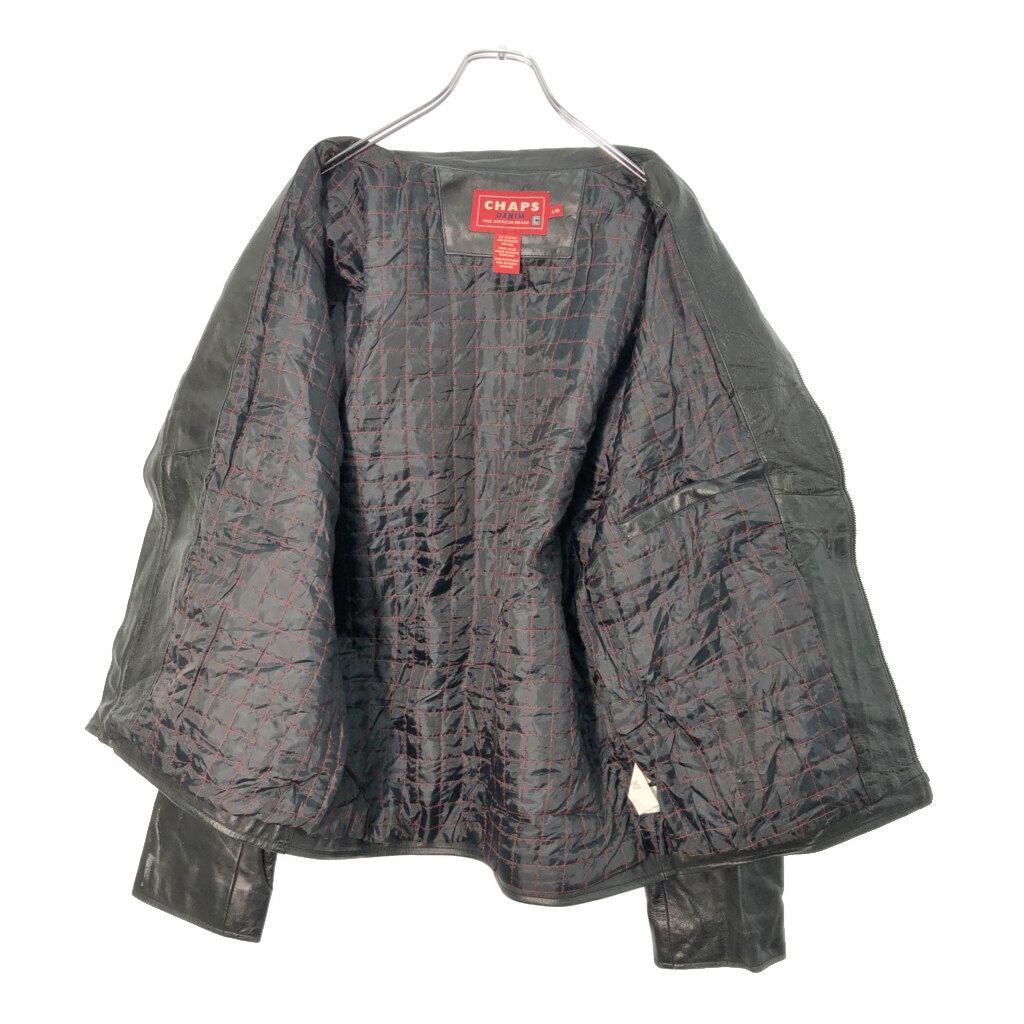 CHAPS DENIM チャップスデニム シングルライダースレザージャケット
