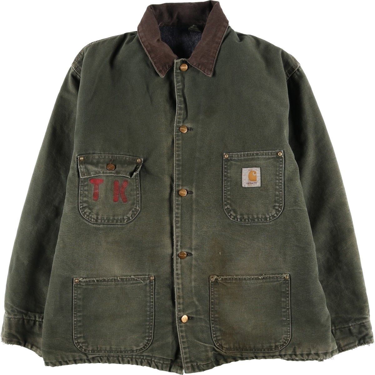 古着 カーハート Carhartt ミシガンチョアコート ペイント ダック