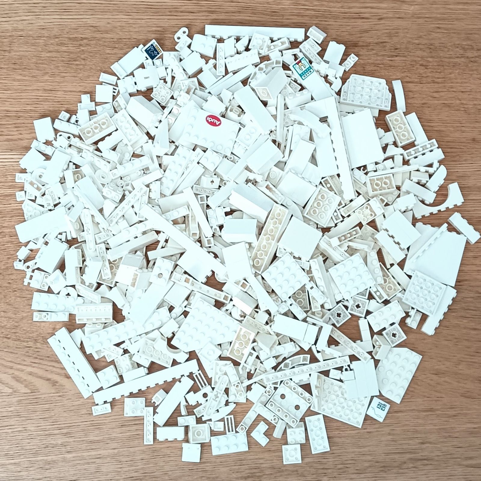 レゴ 正規品 中古 まとめ売り 約700g 白 大量 レゴブロック【管理番号