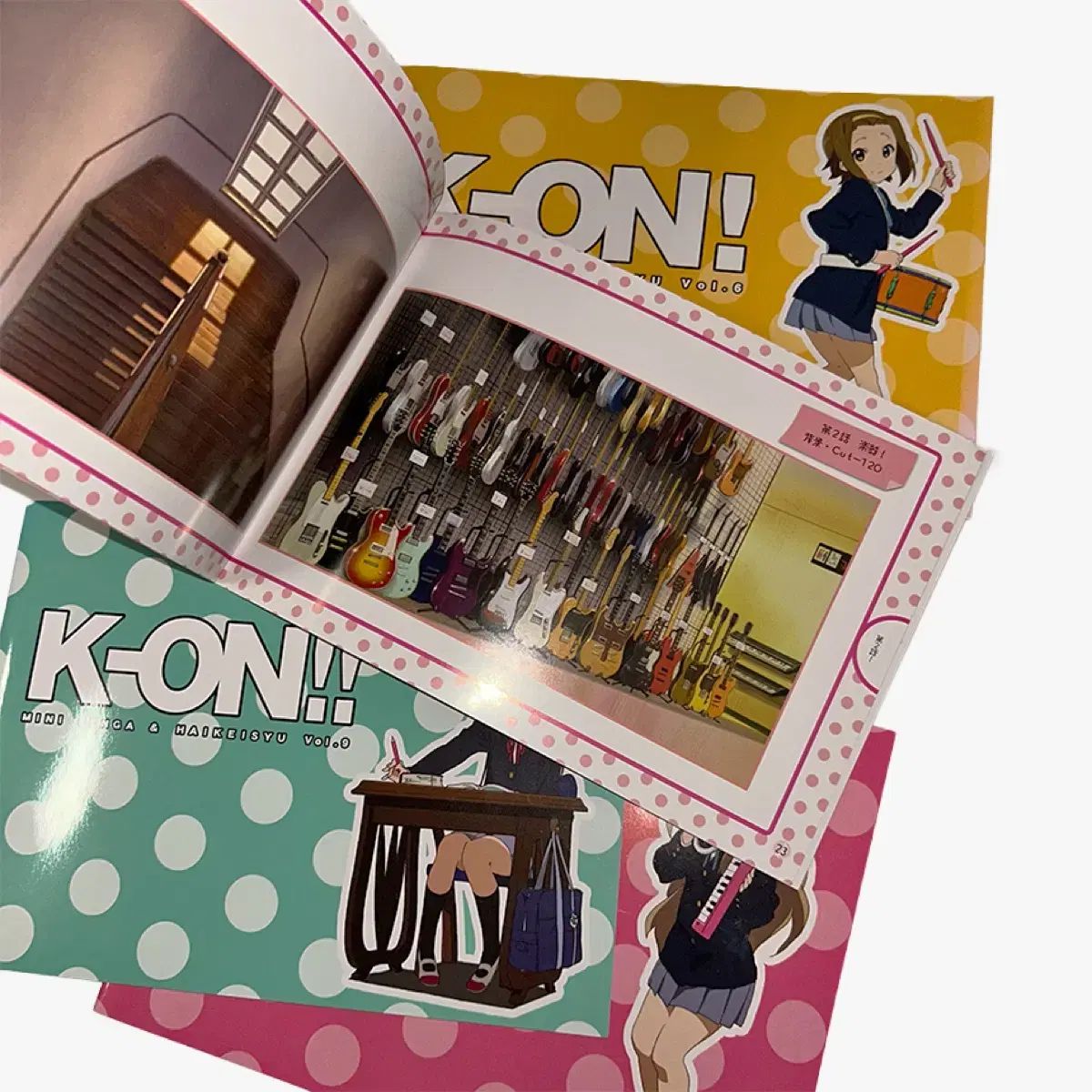 けいおん! 線画&背景集 本 けいおん 新品コンプリートセット けいおん! 線画背景集 Yahoo!オークション ミニ線画背景集