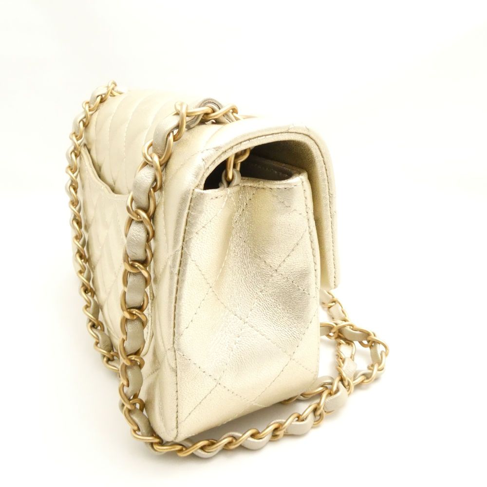 美品 CHANEL シャネル マトラッセ シングル チェーン ショルダーバッグ