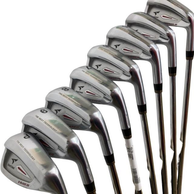中古】 ブリヂストン TOURSTAGE X-BLADE GR 8S アイアンセット IR NS