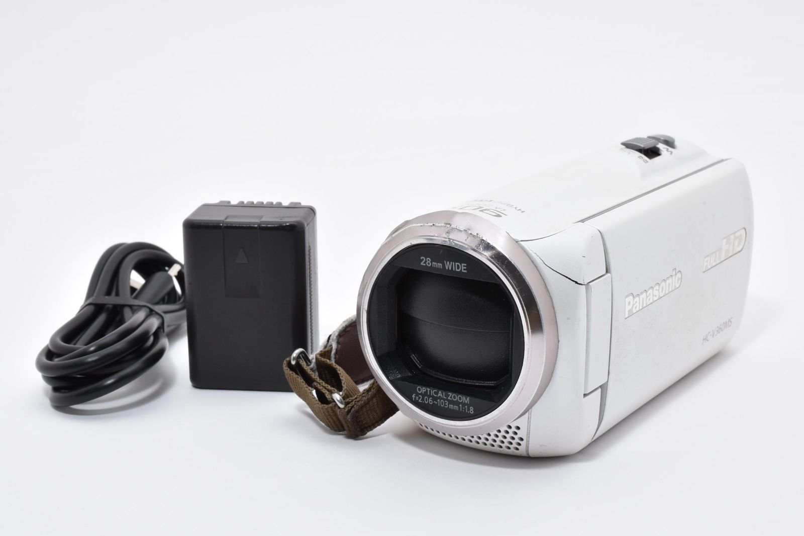 現状品】Panasonic パナソニック HC-V360MS ショップ ホワイト