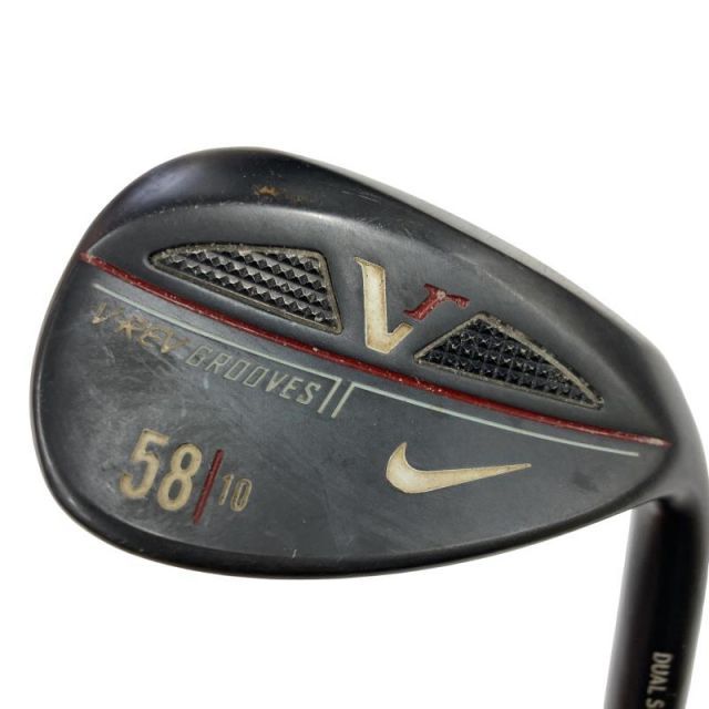 中古】 ナイキ VICTORY RED V-REV GROOVES(ブラックサテン) 58°/10