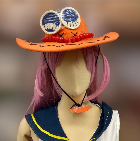 ワンピース 風 ポートガス・D・エース 帽子 ハット コスプレ - メルカリ