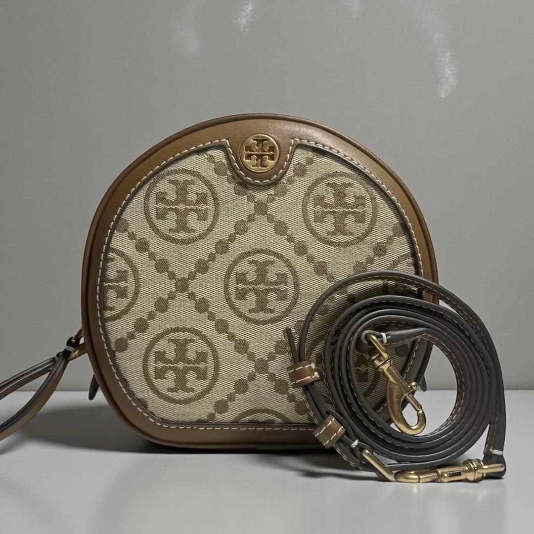 archive Tory Burch Hazelnut shoulder bag Tモノグラム トリーバーチ 