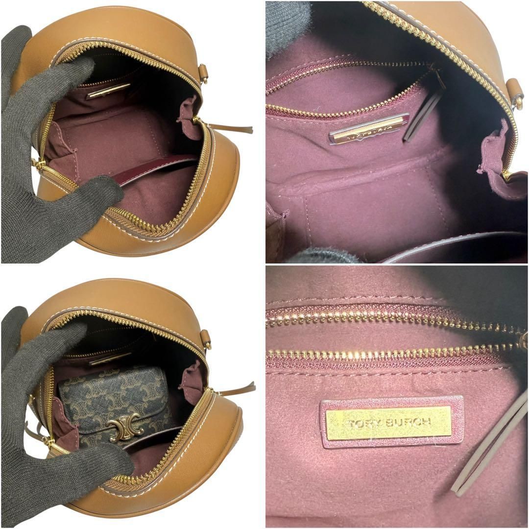 archive Tory Burch Hazelnut shoulder bag Tモノグラム トリーバーチ 