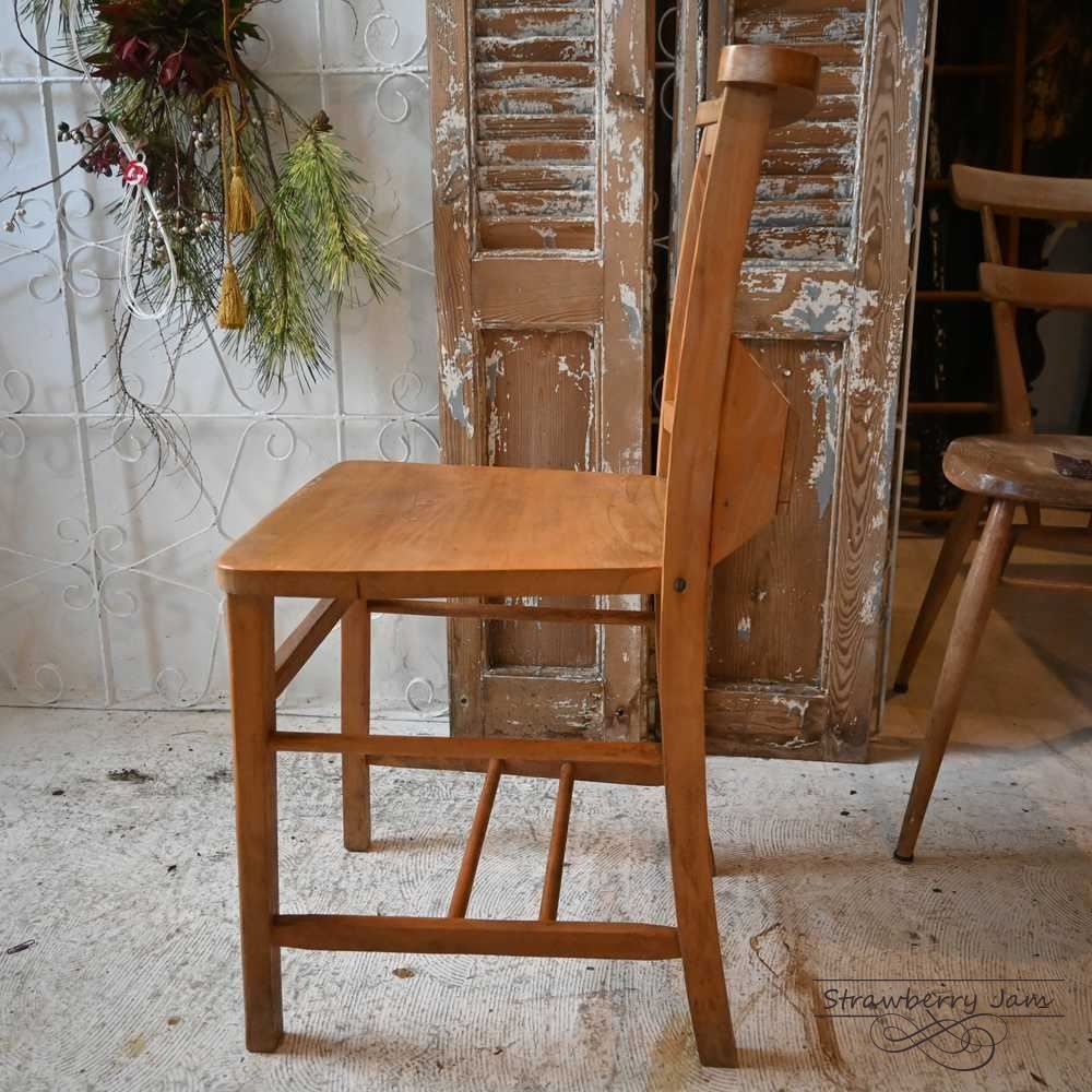 L3705-14-1 英国アンティーク チャーチチェア ヴィクトリアン