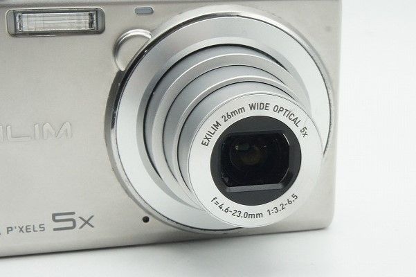 デジカメ　未チェック品 良品 CASIO カシオ EXILIM EX-ZS10 コンパクトデジタルカメラ シルバー