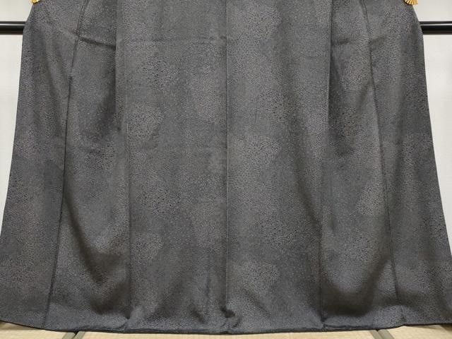 平和屋着物○極上 江戸小紋 寄せ小紋柄 黒地 逸品 CYAA4038s6 - メルカリ