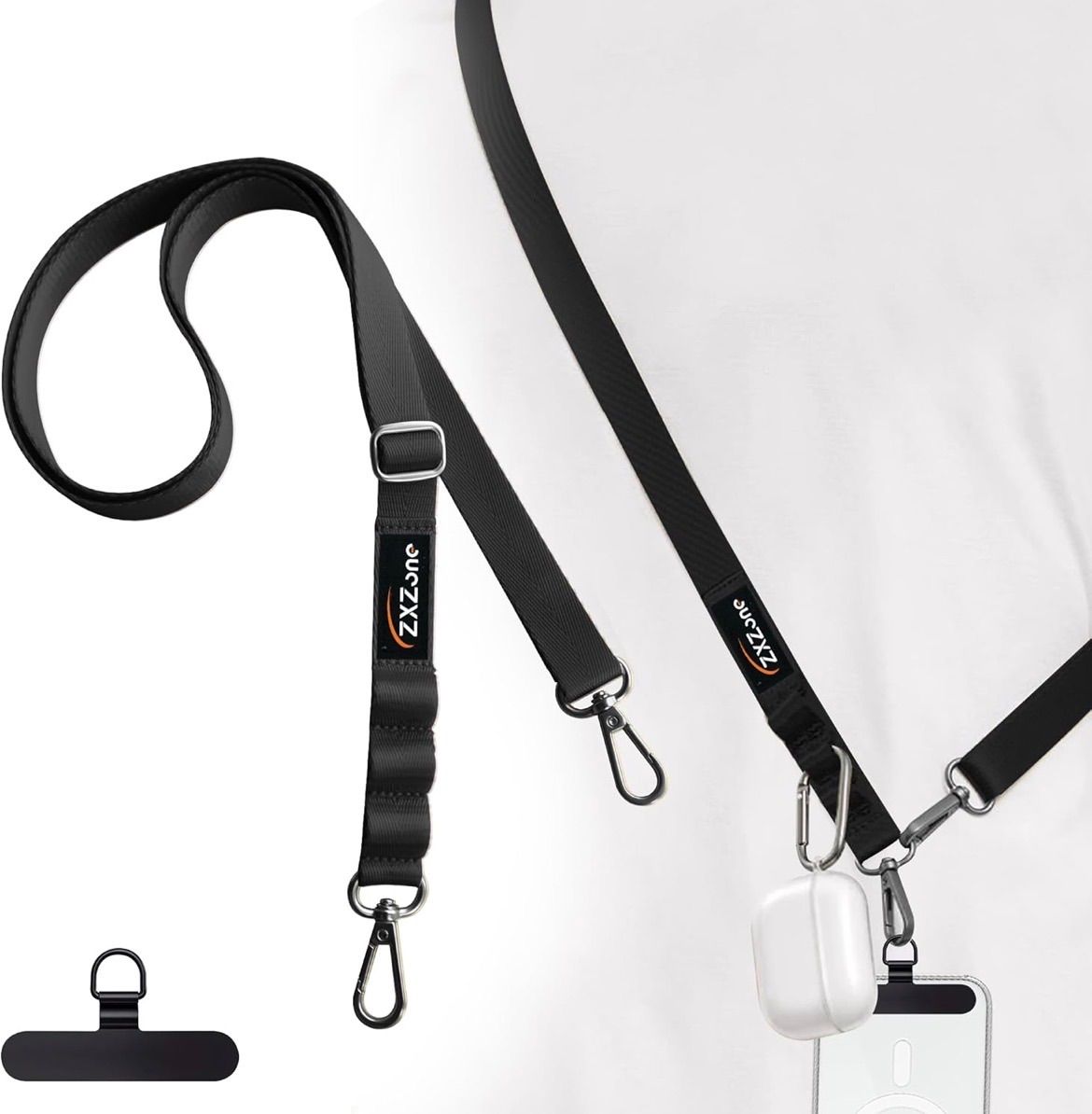 ☆[ZXZone] スマホショルダー 斜めがけ首掛け肩掛け 携帯ストラップ