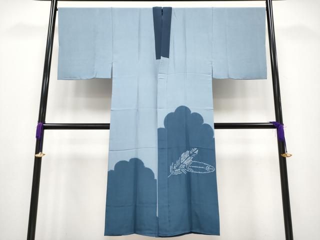 平和屋着物○極上 男性 本場大島紬 アンサンブル・長襦袢セット 9