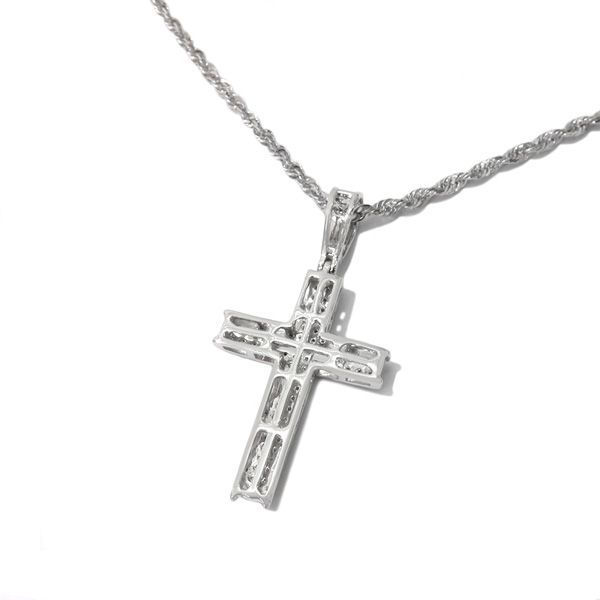 未使用 18金 50cm】AVALANCHE アヴァランチ K10 WG ダイヤモンド