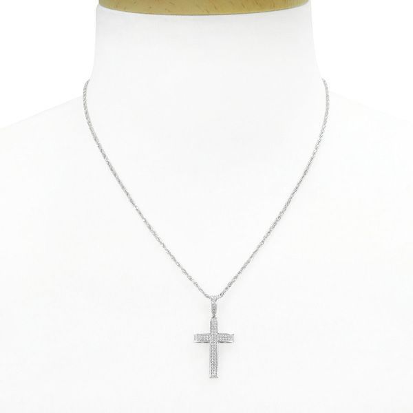 未使用 18金 50cm】AVALANCHE アヴァランチ K10 WG ダイヤモンド